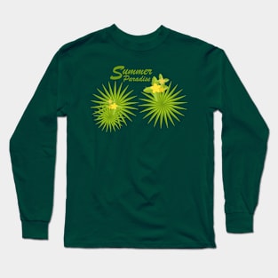 Summer Leaf Paradise Long Sleeve T-Shirt